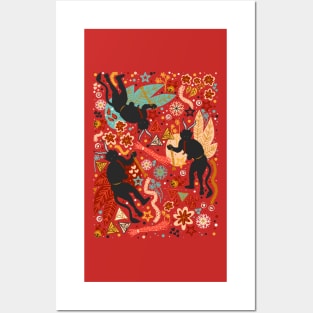 Krampus Posters and Art